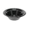 Pactiv Laminated Foam Dinnerware, Bowl, 12 oz, 6" Diameter, Black, PK1000 YTKB00120000 - alternate 1